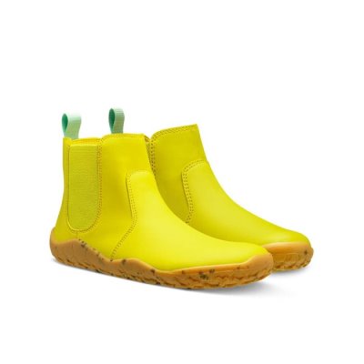 Chaussures d'école Vivobarefoot Fulham II Enfant - Jaune REK614327